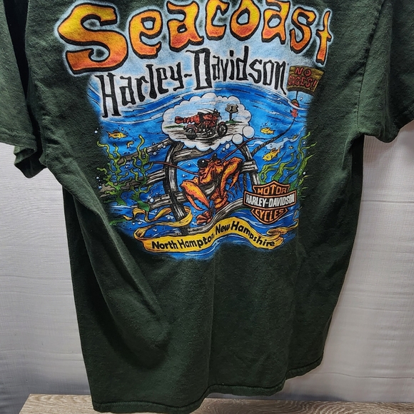 Harley Davidson Seacoast North Hampton New Hampshire T-Shirt - Picture 2 of 3